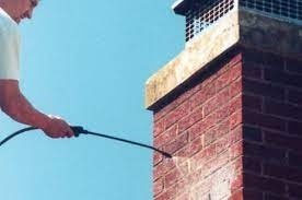 Carbon monoxide safety inspection on gas chimney in Massapequa, New York